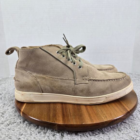 Cole Haan Mens 11M Tan Suede Leather Lace Up Moc Toe Casual Daily Chukka Boots main image 14